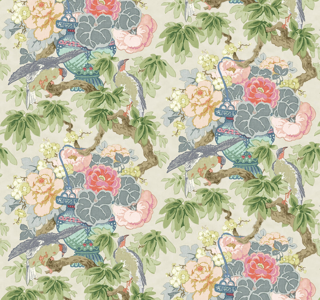 Riverside Garden Floral Tapestry Upholstery Fabric – Affordable