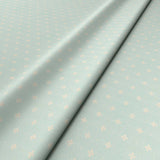 Sample of a blue woven fabric.