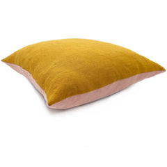 Elba Linen Cushion Blush/Maize