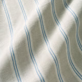 Classic stripe, perfect for casual-style linen curtains and blinds. Shown in Cornflower. 
