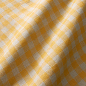 A versatile checked linen fabric in Mellow for curtains, blinds, and cushions.