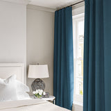 Linen curtain in Aegean 