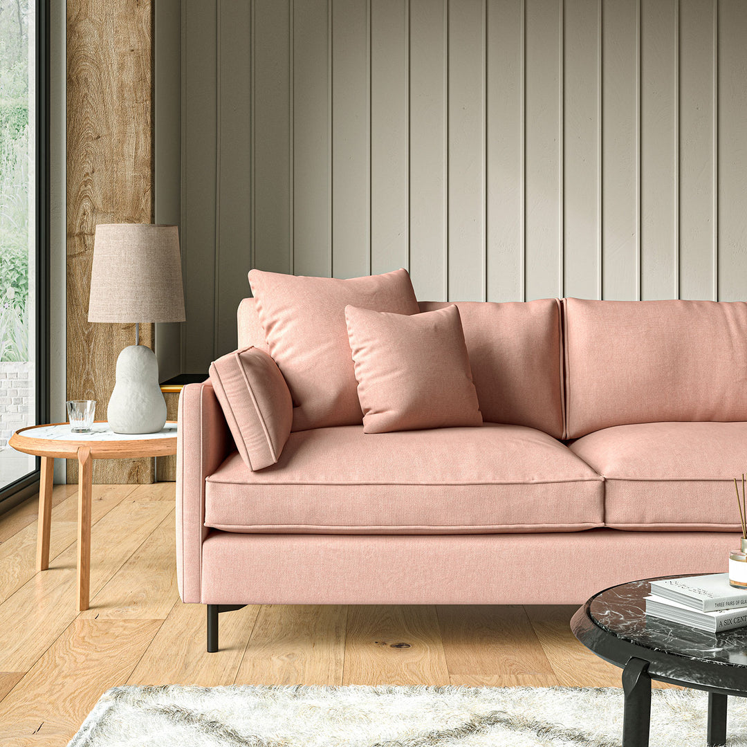 Elba – Blush | Linen Upholstery Fabric | Linen Curtains | Linwood