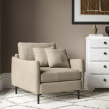 Chair upholstered in Sisal linen fabric 