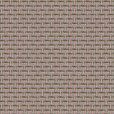 Printed linen fabric with textural weave pattern in pink and green colours for upholstery.