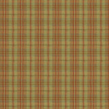 Fabric swatch of a luxury Scottish rust-toned wool tartan fabric suitable for curtains and upholstery