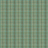 Fabric swatch of a luxury Scottish blue wool tartan fabric suitable for curtains and upholstery