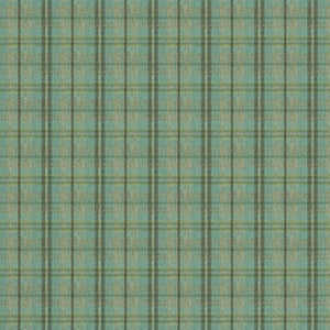 Fabric swatch of a luxury Scottish blue wool tartan fabric suitable for curtains and upholstery