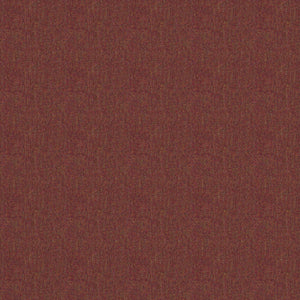 Fabric swatch of a dark red Scottish wool herringbone fabric for curtains and upholstery