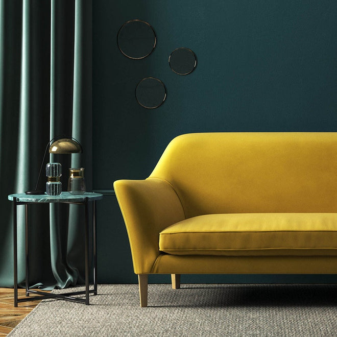 Yellow cheap sofa fabric