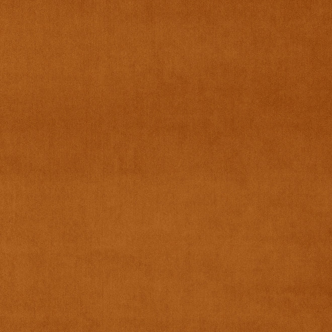 Omega - Burnt Orange, Velvet Fabric