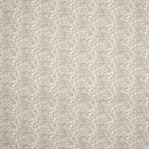 Fabric swatch of a lilac vintage inspired floral and leaf design fabric for curtains and upholstery