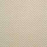 Fabric swatch of a neutral herringbone weave fabric for curtains and upholstery