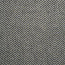 Fabric swatch of a navy herringbone weave fabric for curtains and upholstery