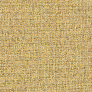 Light yellow fabric suitable for curtains and upholstery with a light neutral woven geometric design