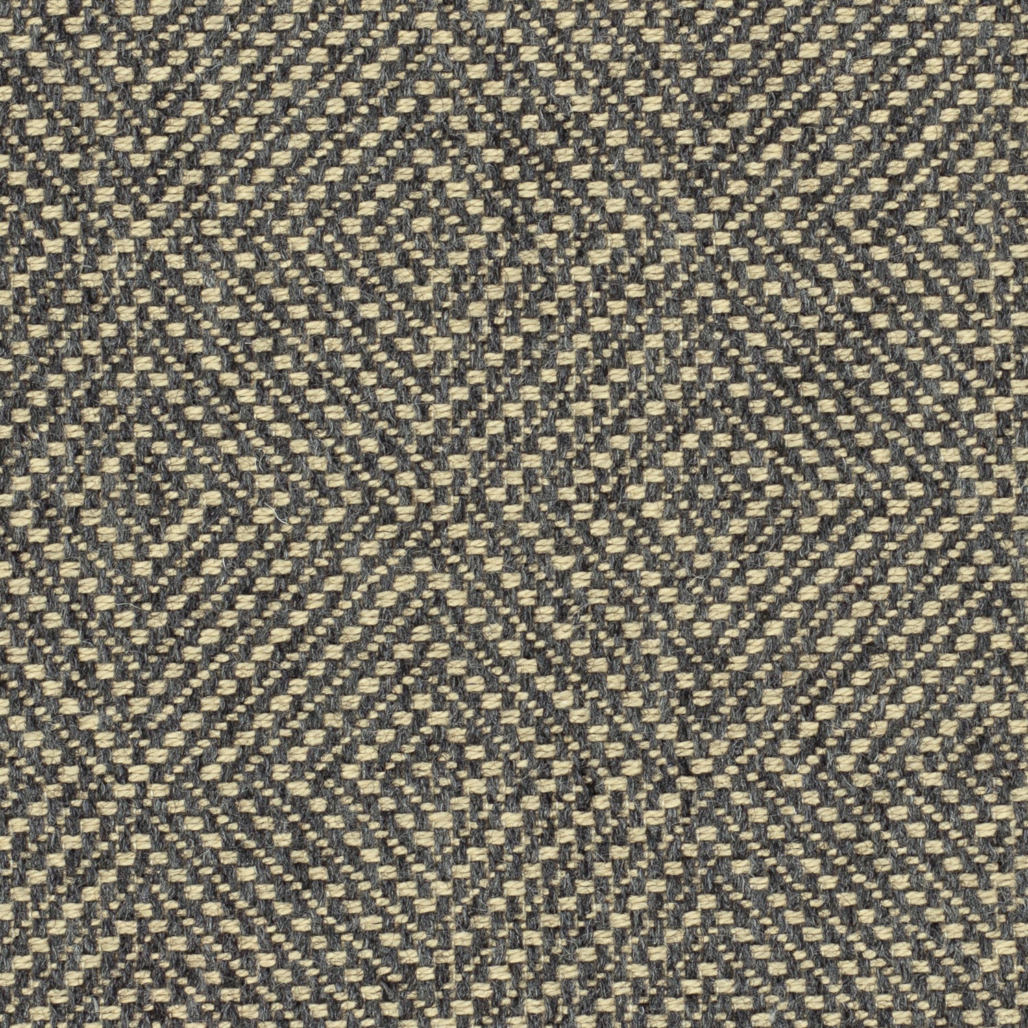 Charcoal fabric with a light geometric woven design