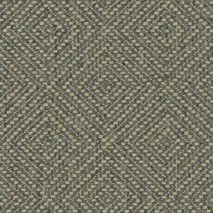 Grey fabric suitable for curtains and upholstery with a light woven geometric design