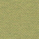 Green fabric suitable for curtains and upholstery with a woven geometric design