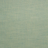 Fabric swatch of a plain turquoise weave fabric for upholstery