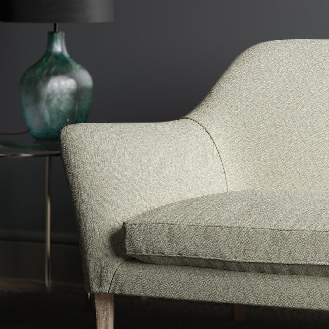 Sofa in design name Rumba, colourway Natural from the Tango Weaves collection