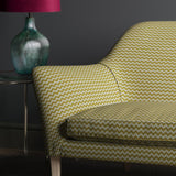Sofa in design name Bolero, colourway Yellow from Tango Weaves