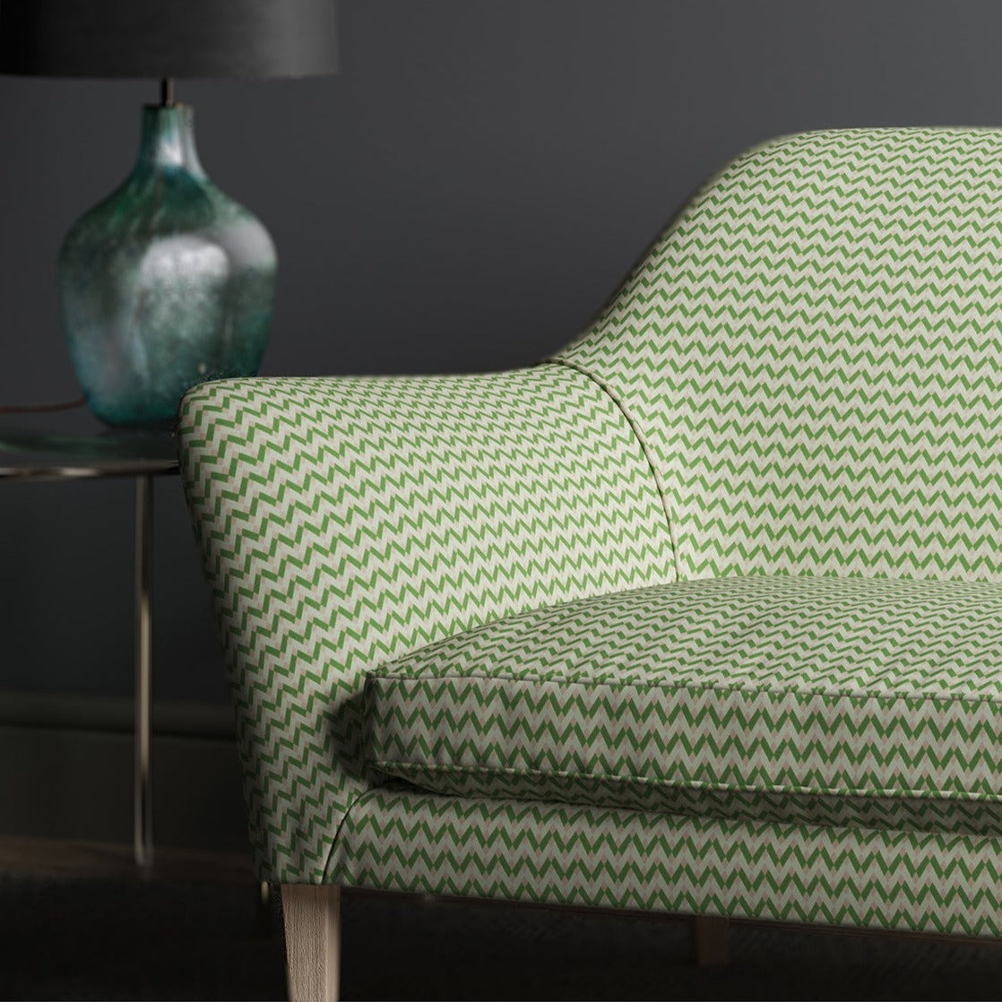 Sofa in design name Bolero colourway Peony from Tango Weaves