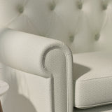 Sofa upholstered in a grey Scandi-style semi-plain upholstery fabric with a stain resistant finish