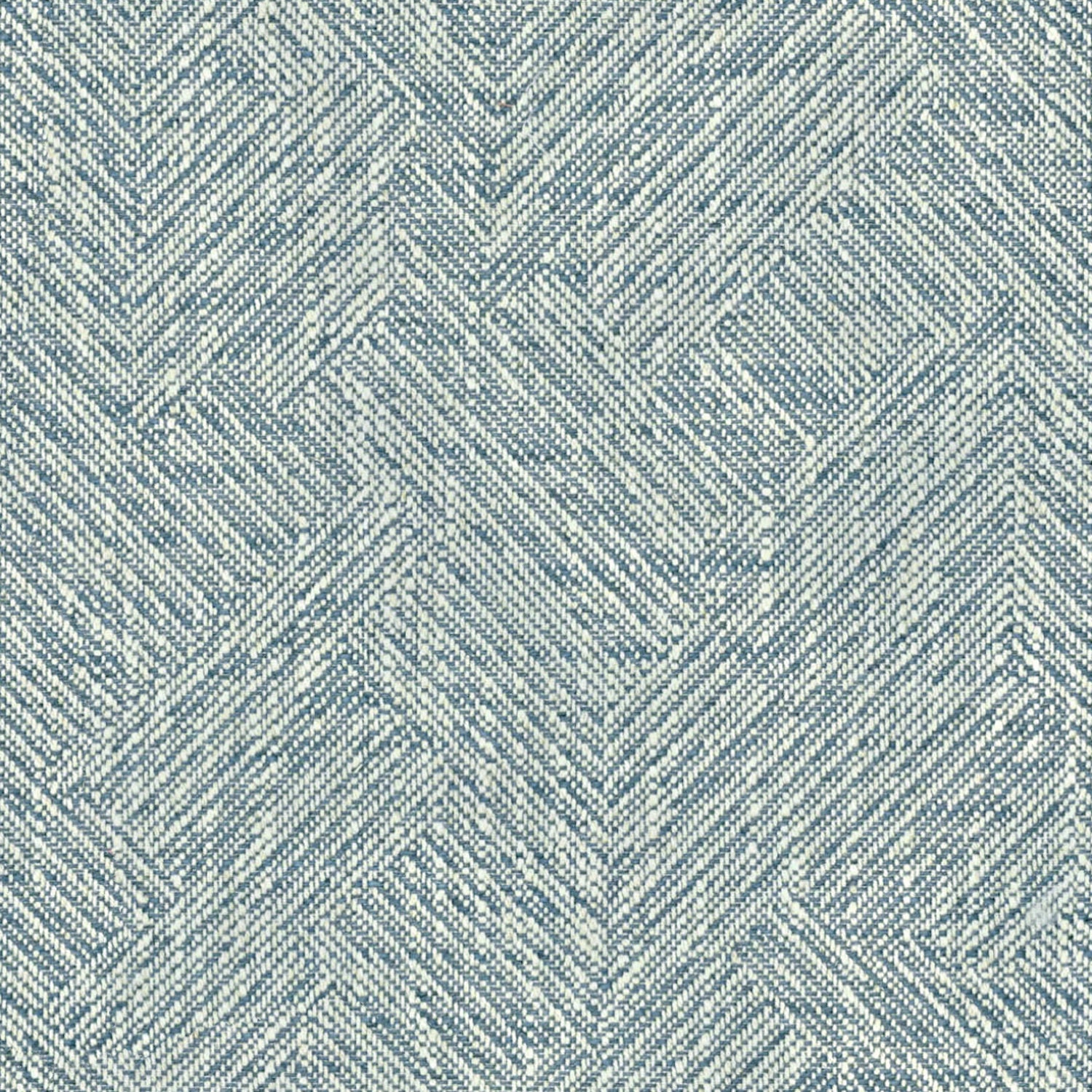 Fabric swatch of a Scandi-style semi-plain stain resistant upholstery fabric in a blue colour