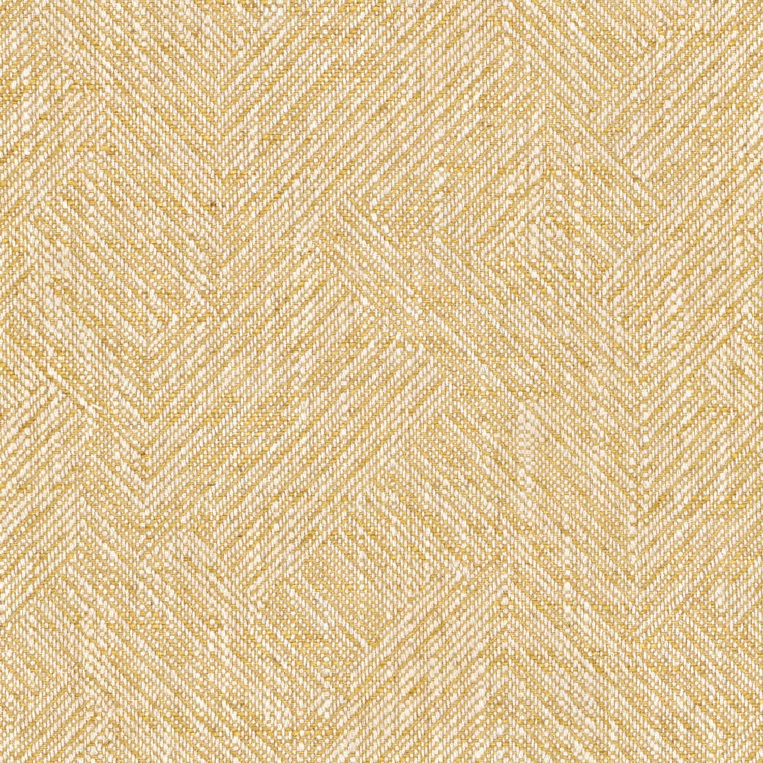 Fabric swatch of a Scandi-style semi-plain stain resistant upholstery fabric in a yellow colour