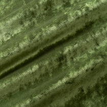 Luxury green crushed velvet fabric with stain resistant finish for curtains and upholstery
