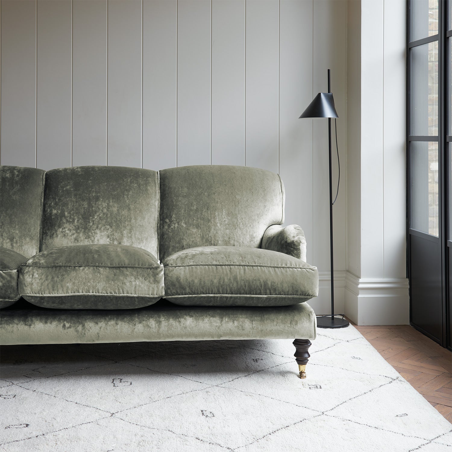 Alpha Duck Egg Velvet Fabric Luxury Velvet Linwood