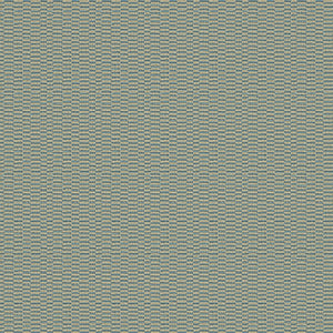 Fabric swatch of a stain resistant weave fabric with a broken stripe design in blue colours