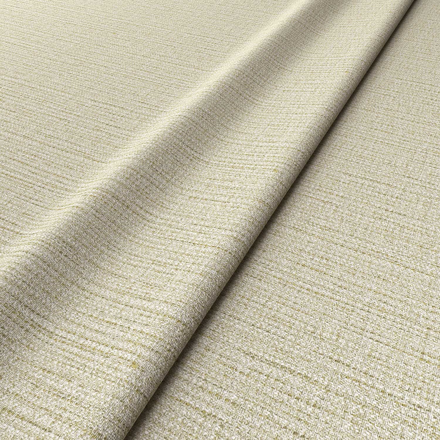Sample of a woven fabric in a herringbone design in Pumice