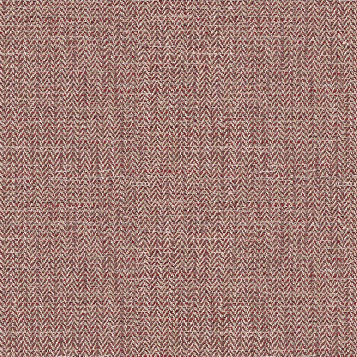 Sample of a woven fabric in a herringbone design in Roseberry