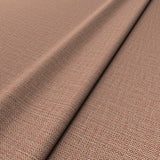 Sample of a woven fabric in a herringbone design in Ember