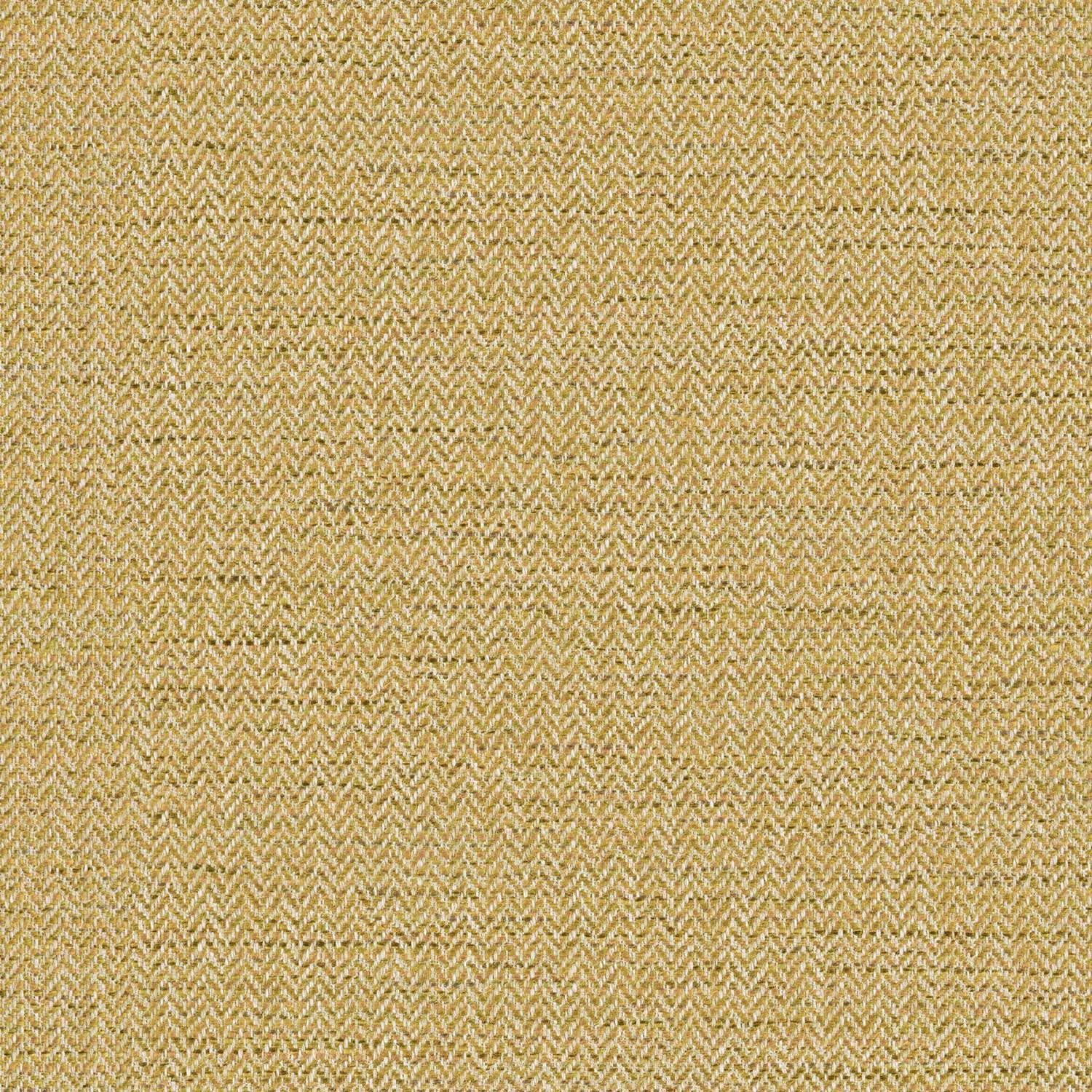 Sample of a woven fabric in a herringbone design in Saffron