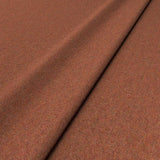 Sample of a orange woven fabric in recycled wool.
