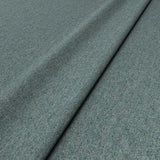 Sample of a blue woven fabric in recycled wool.