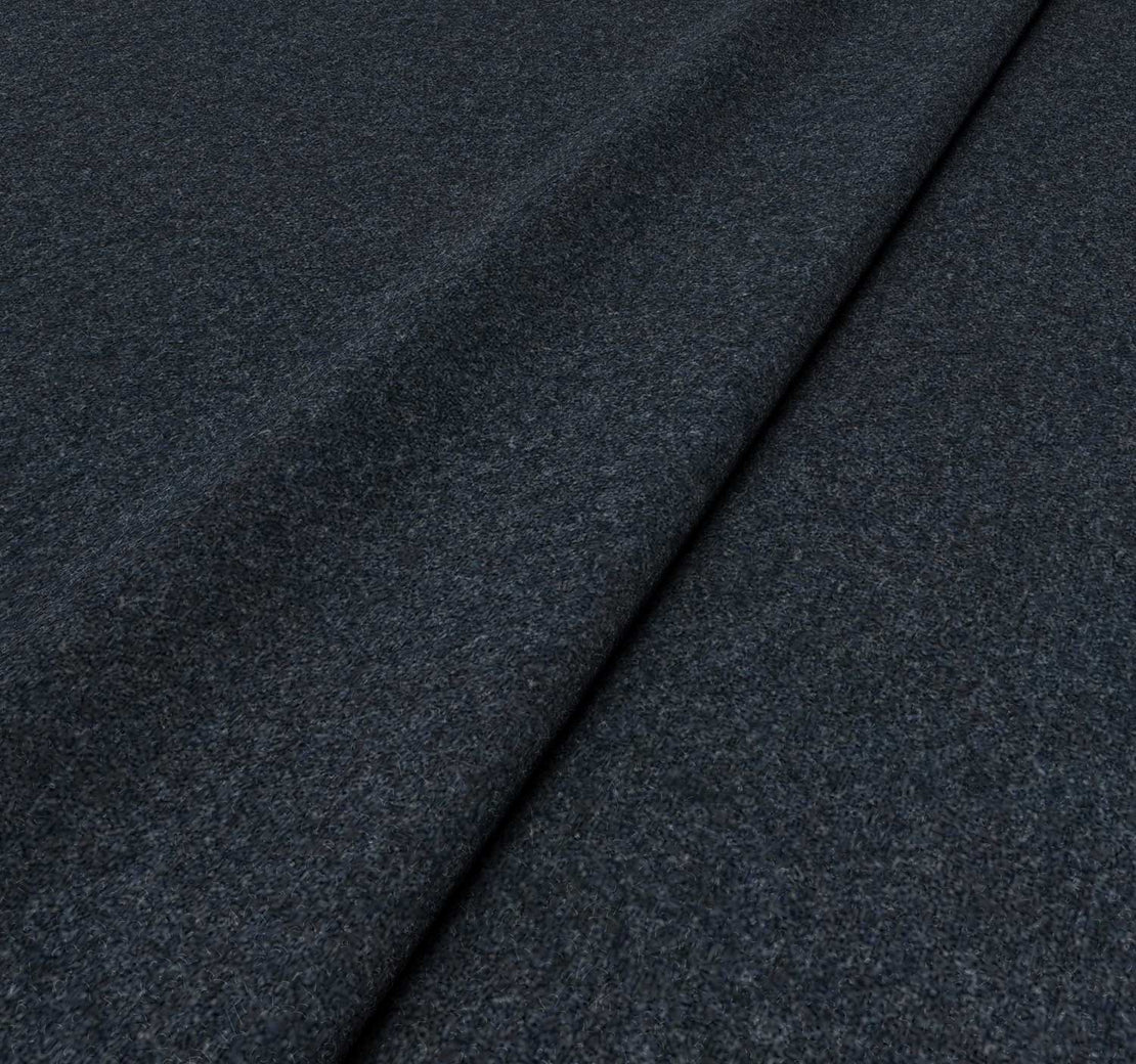 Lana - Cobalt | Plain Fabric | Wool Fabric | Linwood