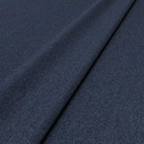 Sample of a blue woven fabric in recycled wool.
