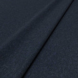 Sample of a blue woven fabric in recycled wool.