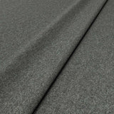 Sample of a grey woven fabric in recycled wool.