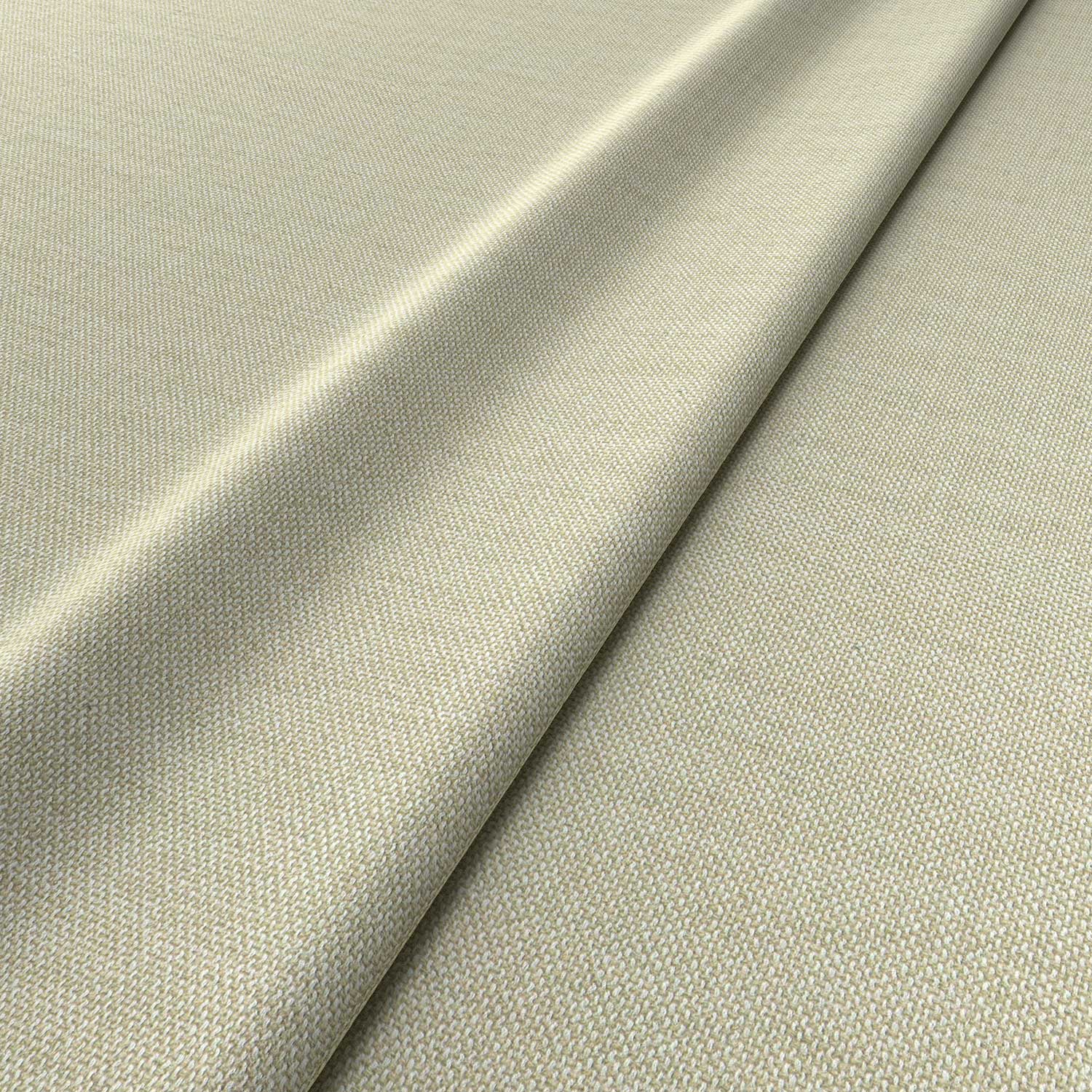 Fabric swatch of a plain neutral weave fabric for upholstery