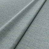 Fabric swatch of a plain blue weave fabric for upholstery