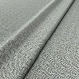 Fabric swatch of a blue woven fabric for upholstery