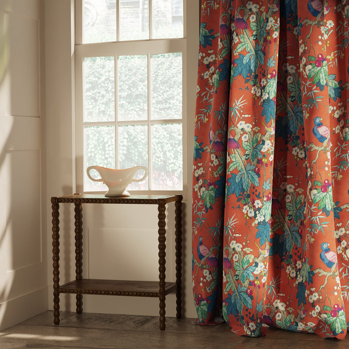 Miji - Tomato | Curtain Fabric | Upholstery Fabric | Linwood
