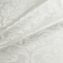 Fabric swatch of a contemporary damask fabric in a light neutral colour for upholstery and curtains.
