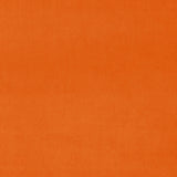 Fabric swatch of a orange plain velvet – suitable for use as a velvet upholstery fabric or velvet curtains
