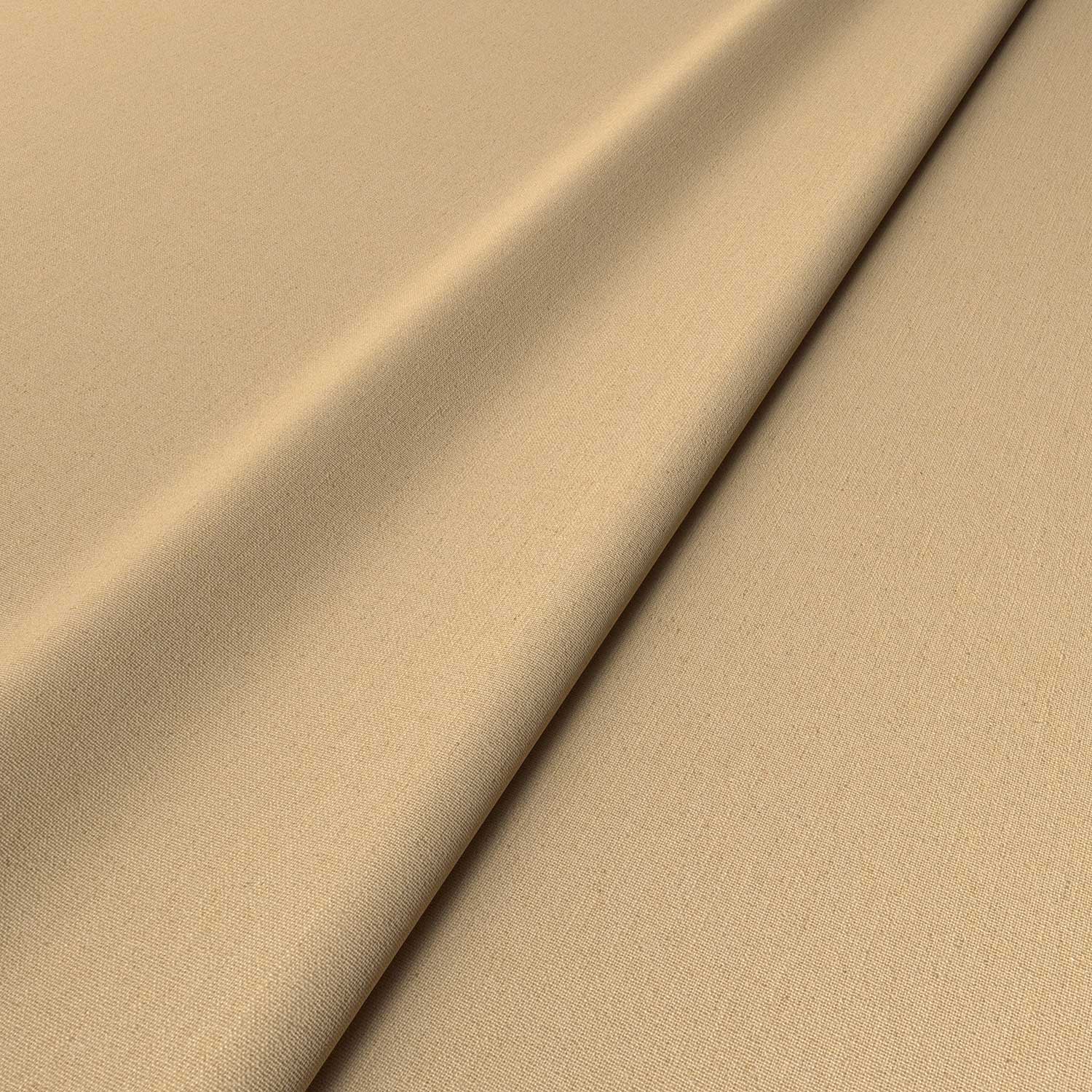 Sample of a beige woven fabric.
