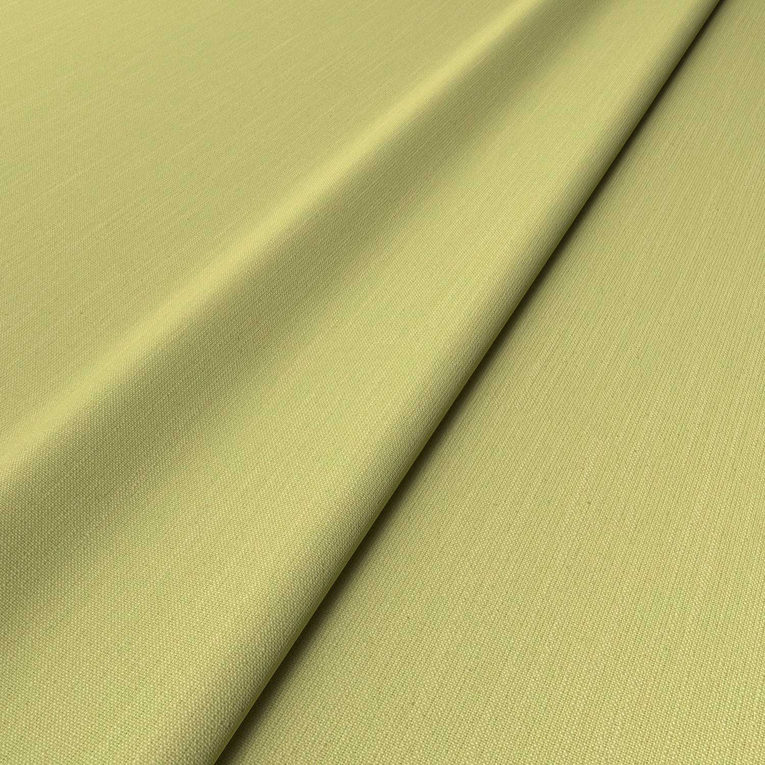 Sample of a green woven fabric.